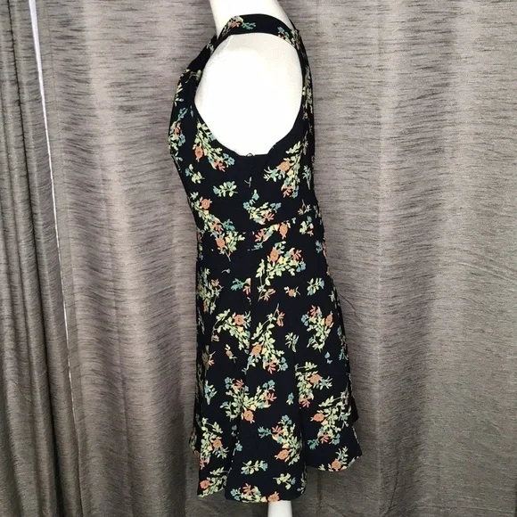 19COOPER BLUE FLORAL FIT & FLARE SUNDRESS SMALL New - Picture 4 of 9